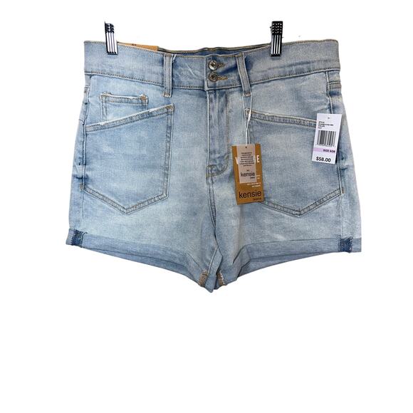 Kensie Jeans Vintage Luxe High Rise Shorts Size‎ 6/28 NWT Women’s Denim - Picture 1 of 6
